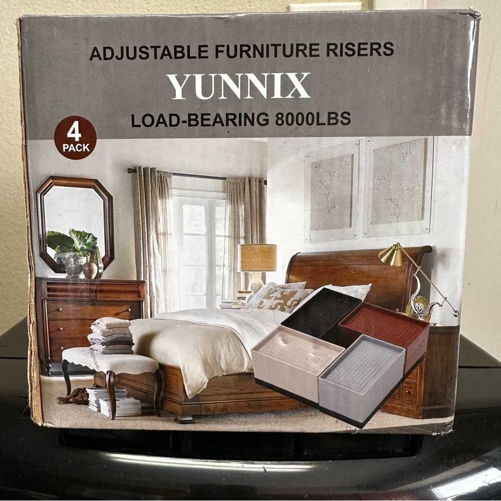 Adjustable Furniture Risers Set of 4